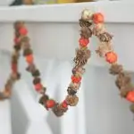 Budget friendly fall garland