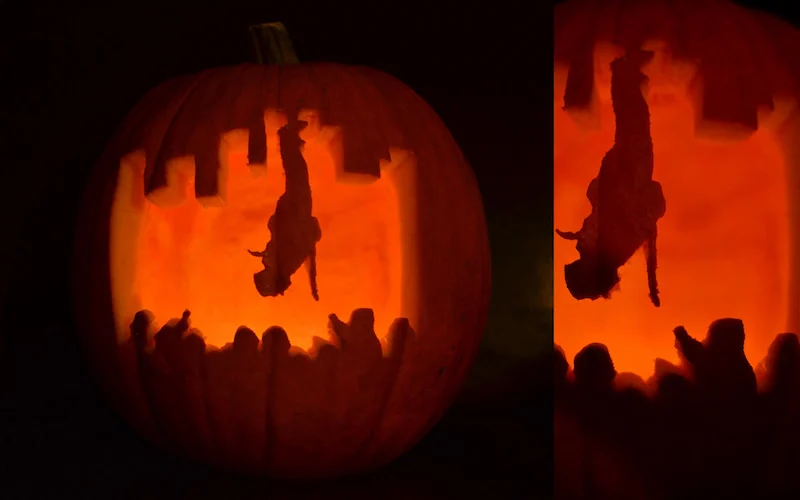 Houdini pumpkin carving