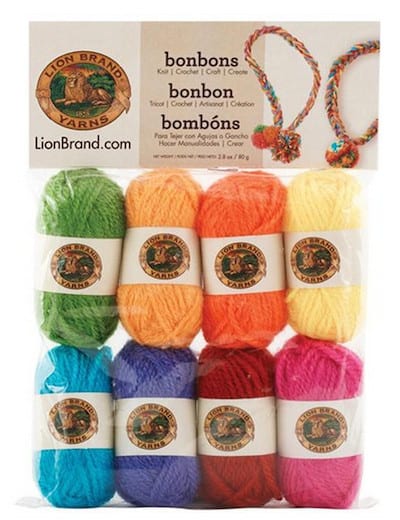 Lion Brand bonbons yarn