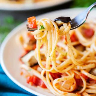 linguine with sun dried tomatoes