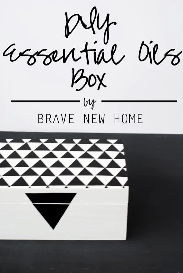 DIY Essential Oil Storage Box - DIY Danielle®