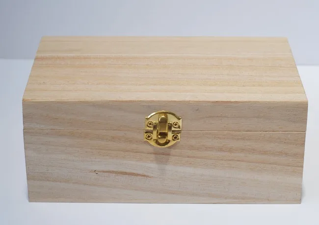 unfinished wood jewelry box