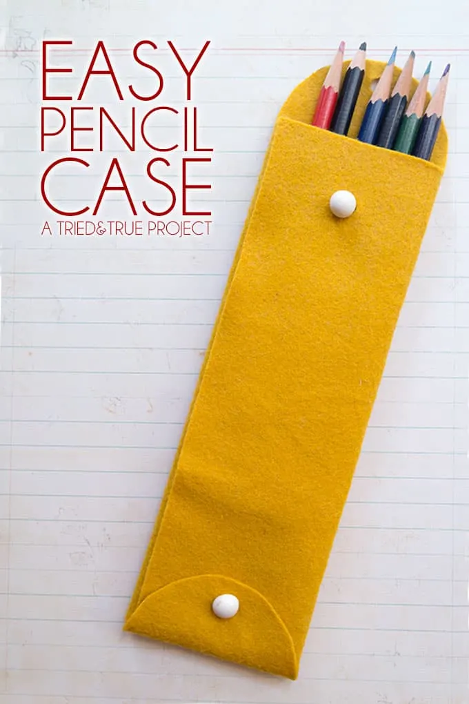 Hand Sewn Pencil Case in Minutes (Easy DIY) - DIY Candy