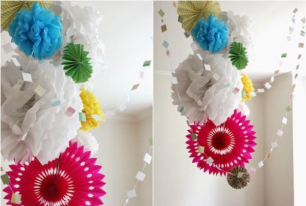 DIY baby shower decorations