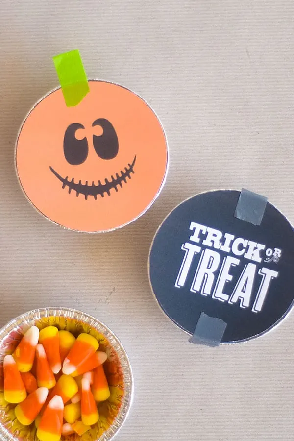 Free printable Halloween party favors