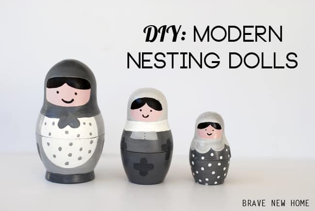 paint your own russian dolls