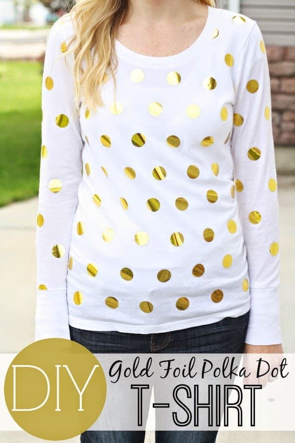 DIY Polka Dot Shirt in Under an Hour (Easy!)