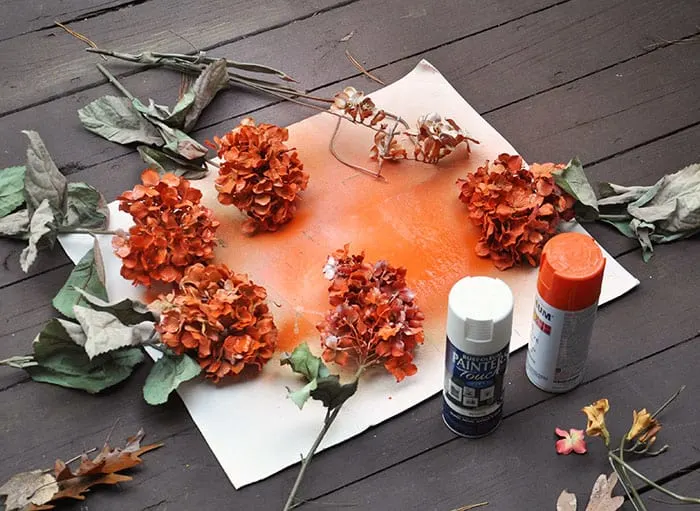 Spray Paint Fake Flowers Any Color, In Minutes - DIY Candy