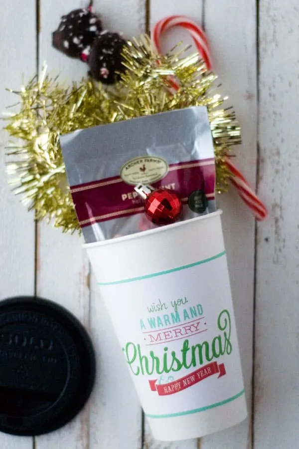 Warm and Merry Neighbor Gifts (Free Printable!) - DIY Candy