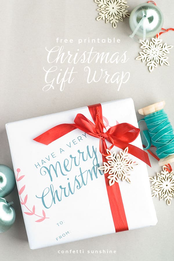 Free Printable Christmas Gift Wrap You'll Love