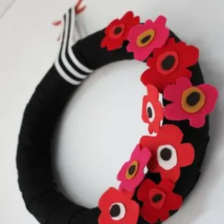 You'll never believe that this DIY wreath is a pool noodle underneath! If you love Marimekko, this craft is for you.