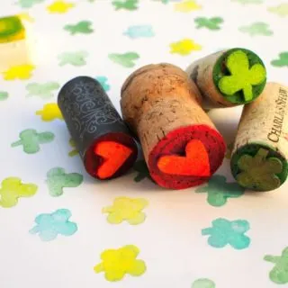 Learn how to make wine cork stamps