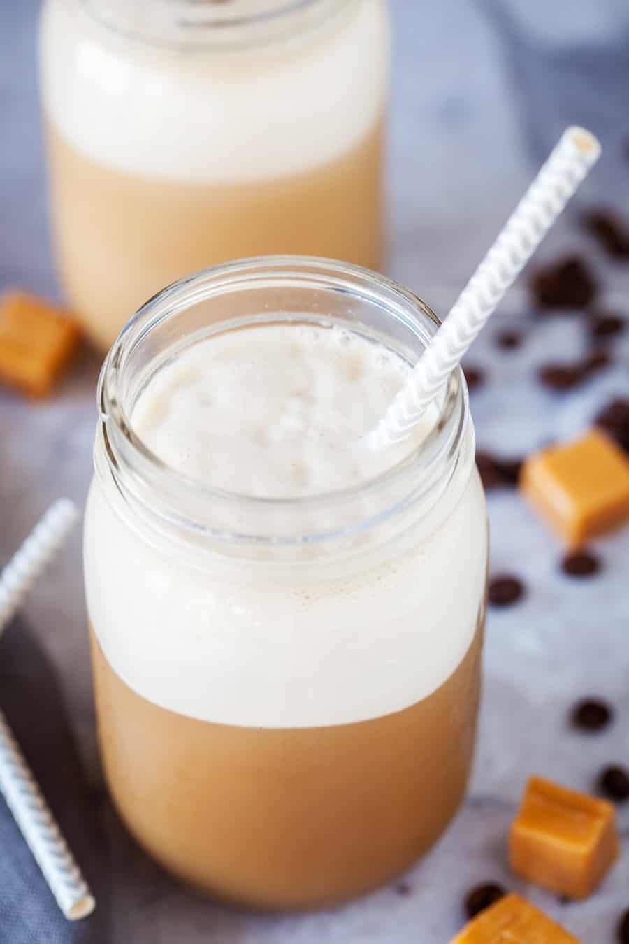 Nothing is more refreshing during summer than a chilled beverage - like this delicious vanilla caramel iced coffee recipe. So easy to make!