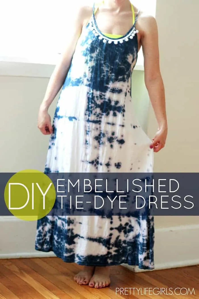 Tie Dye Dress Inspired by Anthropologie - DIY Candy