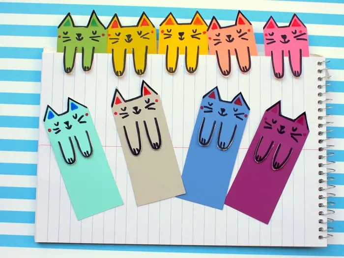 How to make cute bookmarks from paint chips