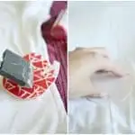 DIY t-shirt stamp - apply the paint