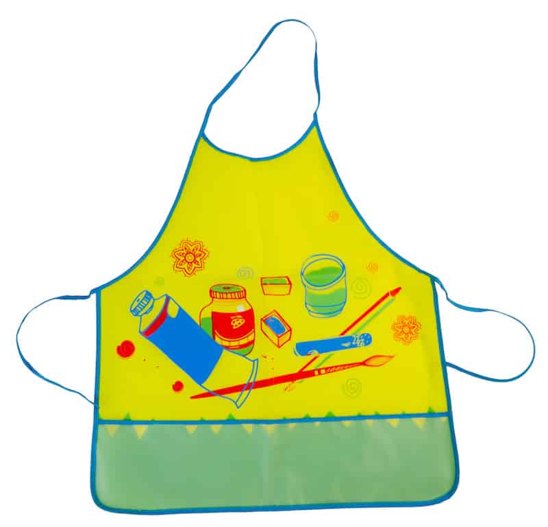 Children's apron for arts and crafts