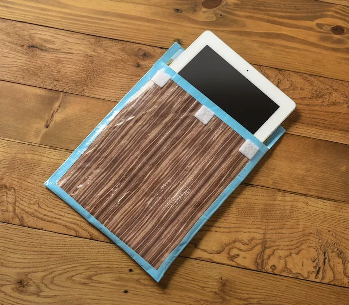 No sew iPad case made with Duck Tape