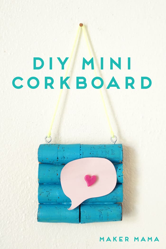 DIY Cork Board (Mini) Made from Wine Corks!
