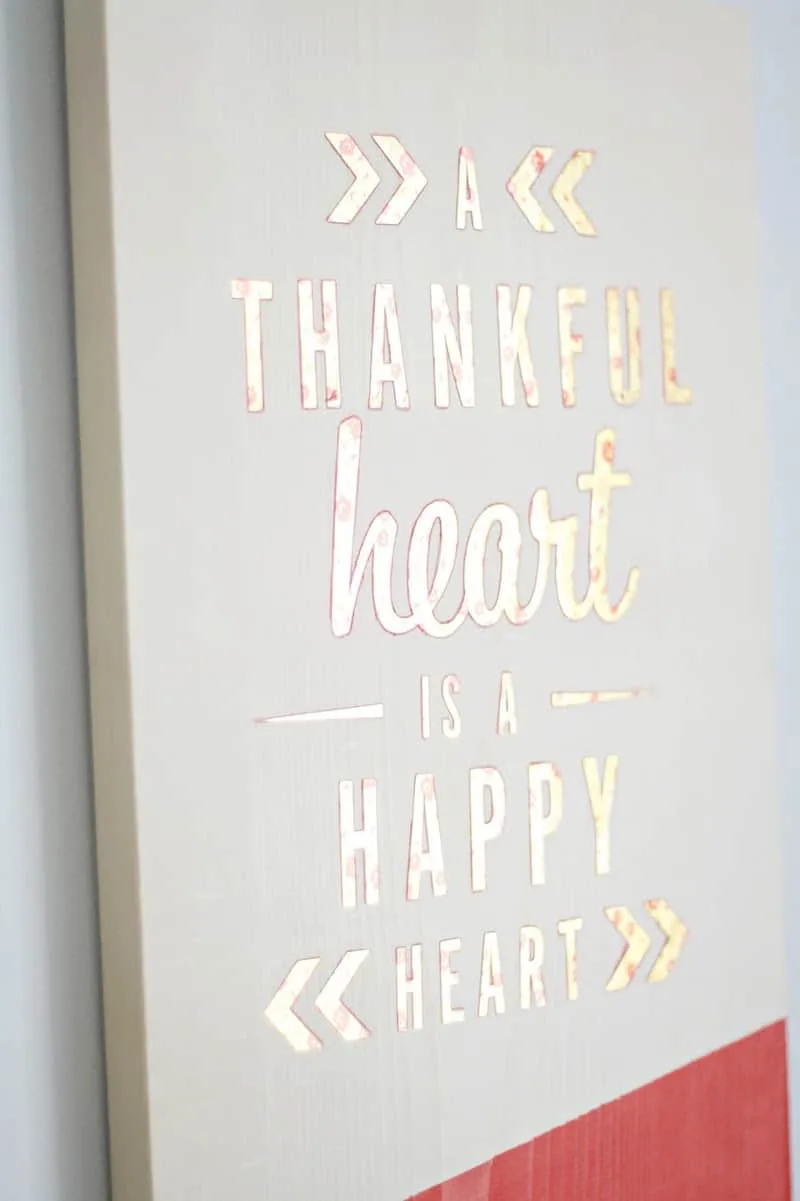 DIY Thanksgiving wall decor