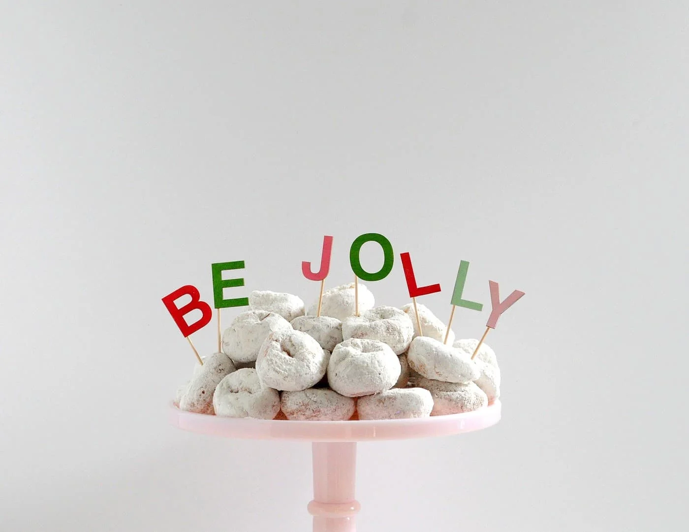 Be Jolly Christmas cake toppers