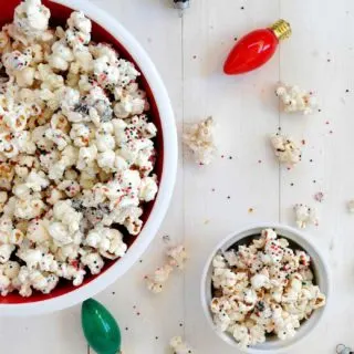 Candy Cane Crunch Christmas Popcorn Recipe