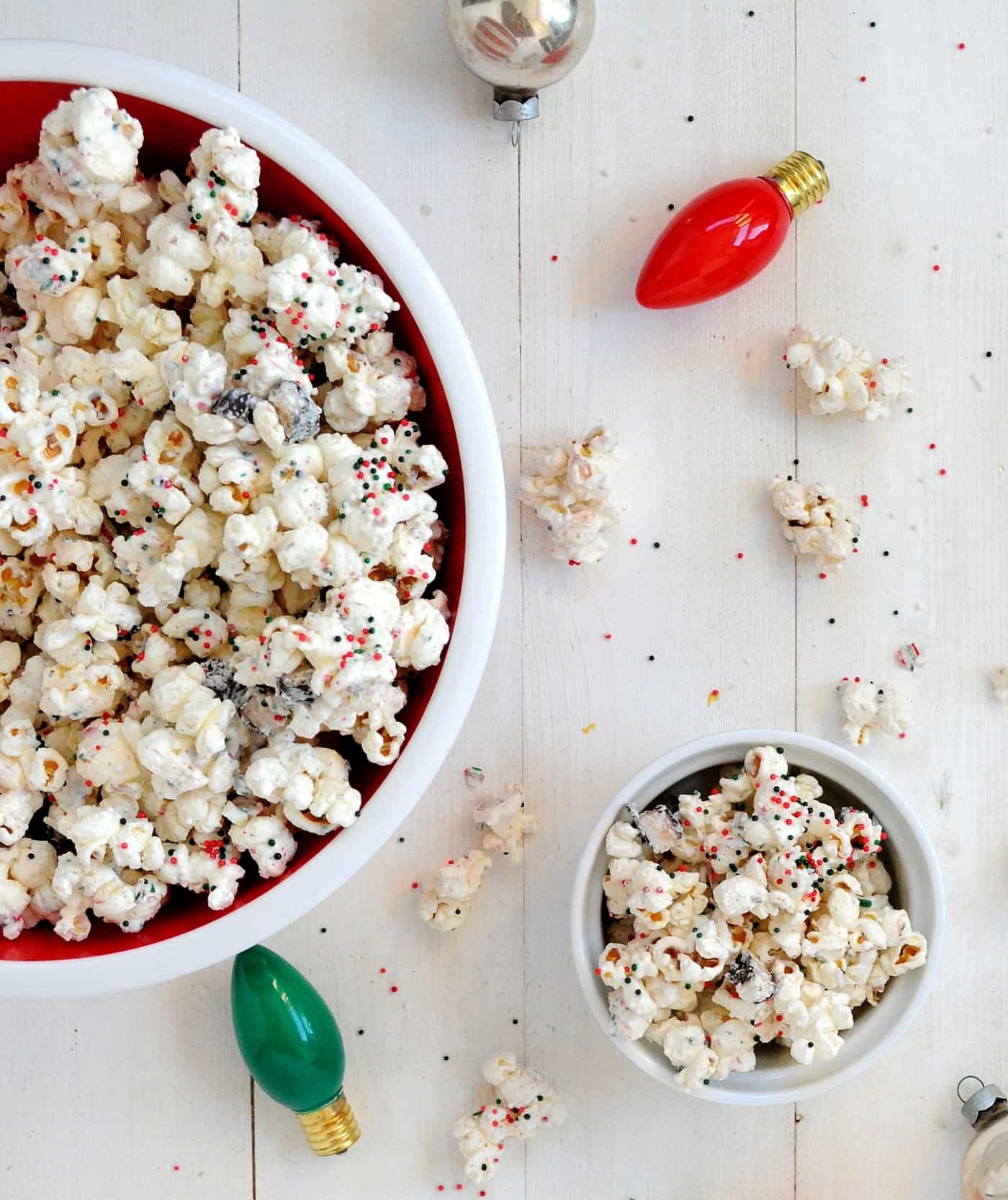 Candy Cane Crunch Christmas Popcorn Recipe
