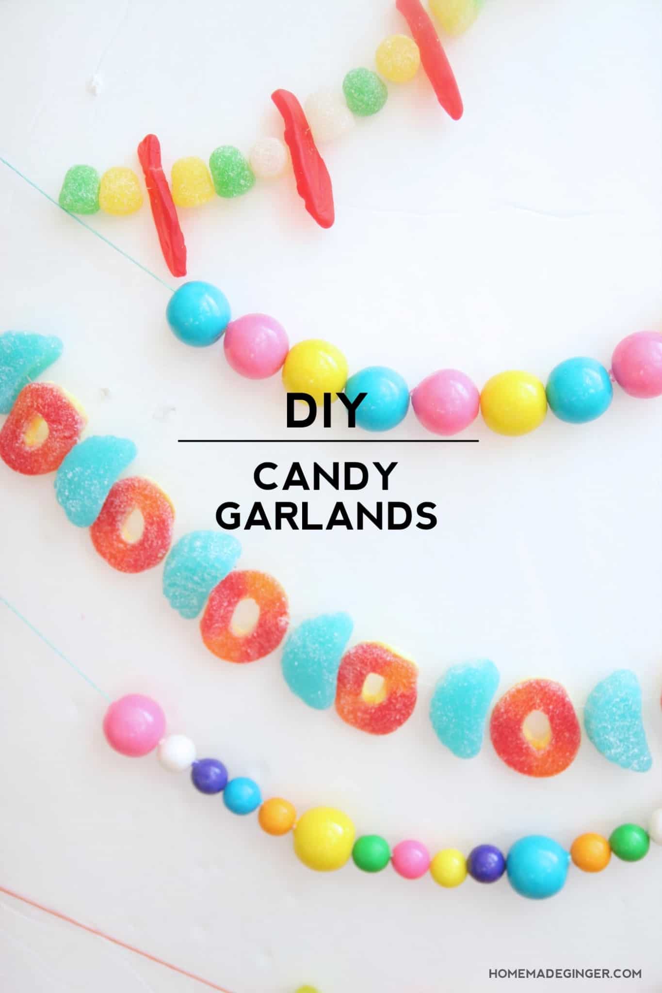 Make a Cute Candy Garland in Three Easy Steps!