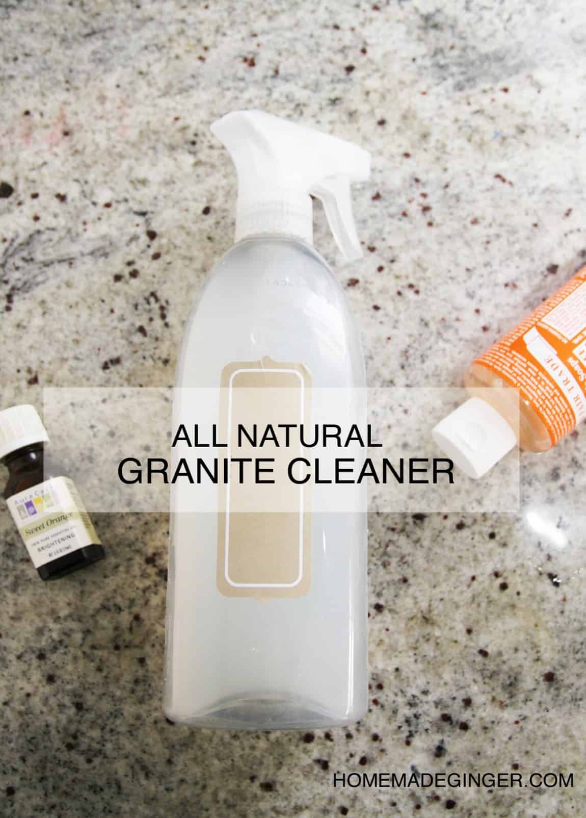 All Natural DIY Granite Cleaner Recipe