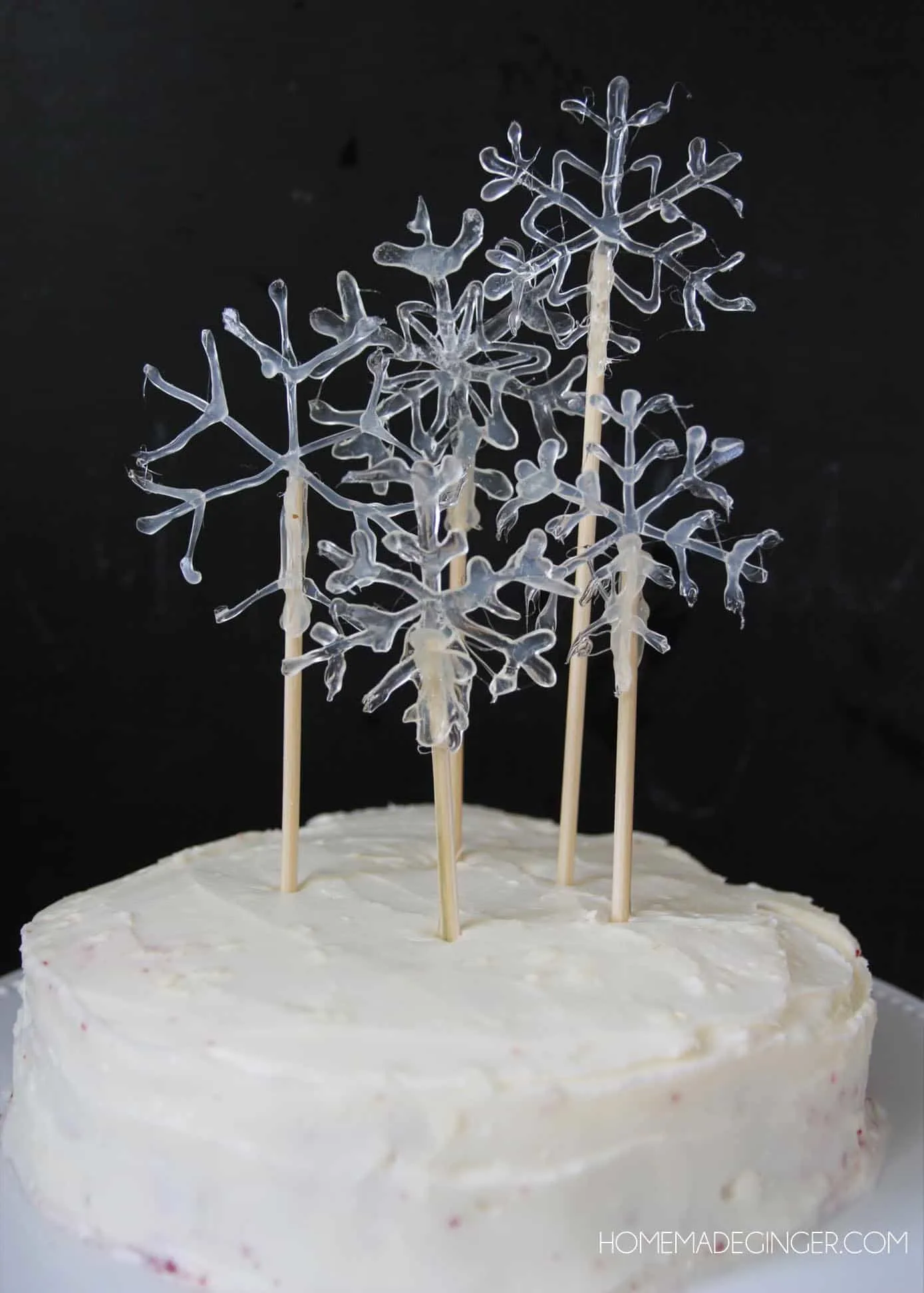 Snowflake Cake Topper  Winter Cake Topper for Christmas - Sweets