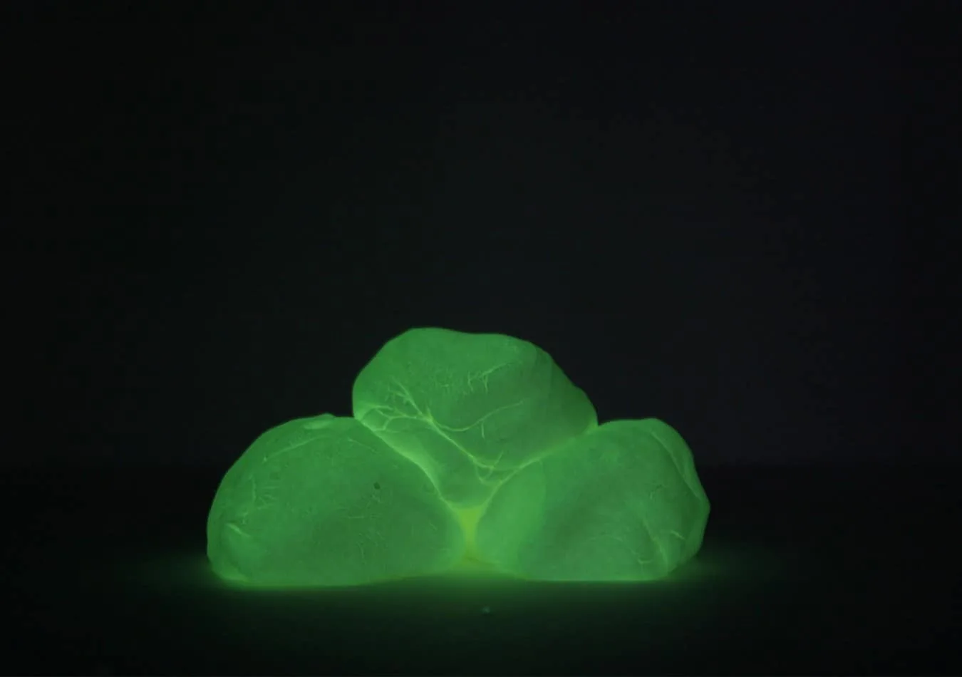 Glow in the dark play dough