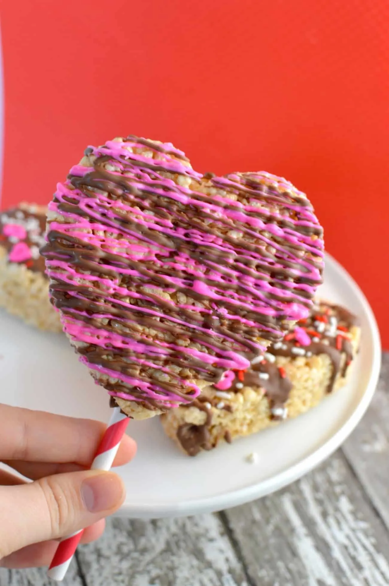 valentine's rice krispie treats