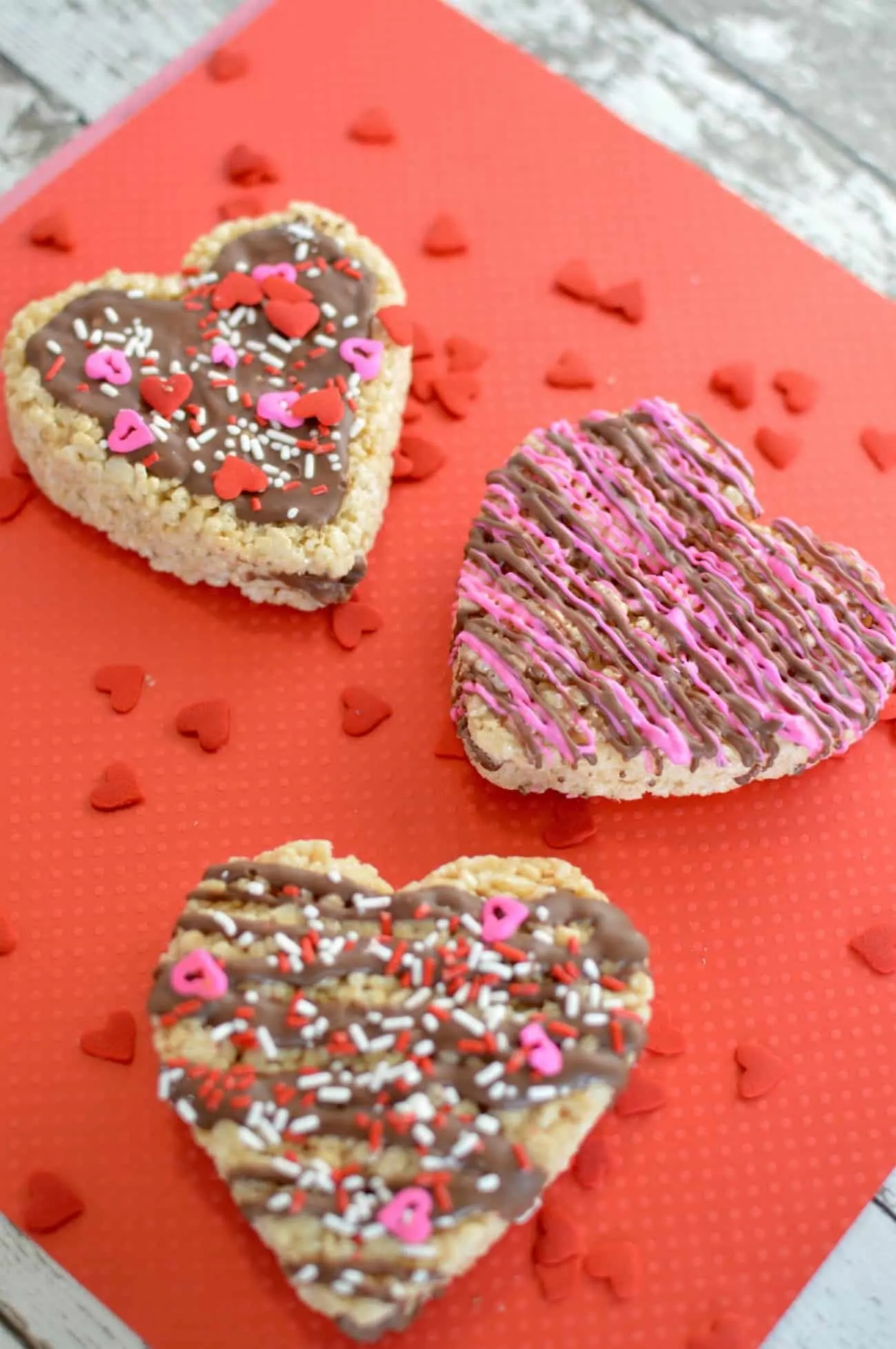 valentine's rice krispie treats