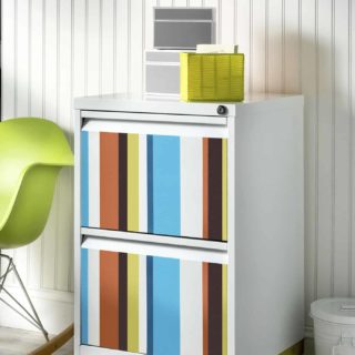 In this easy DIY file cabinet revamp, we took a thrift store find and made it over with existing spray paint. The whole project cost less than $10! If you want to add wheels - I'll show you how to do that too. Click through to see!