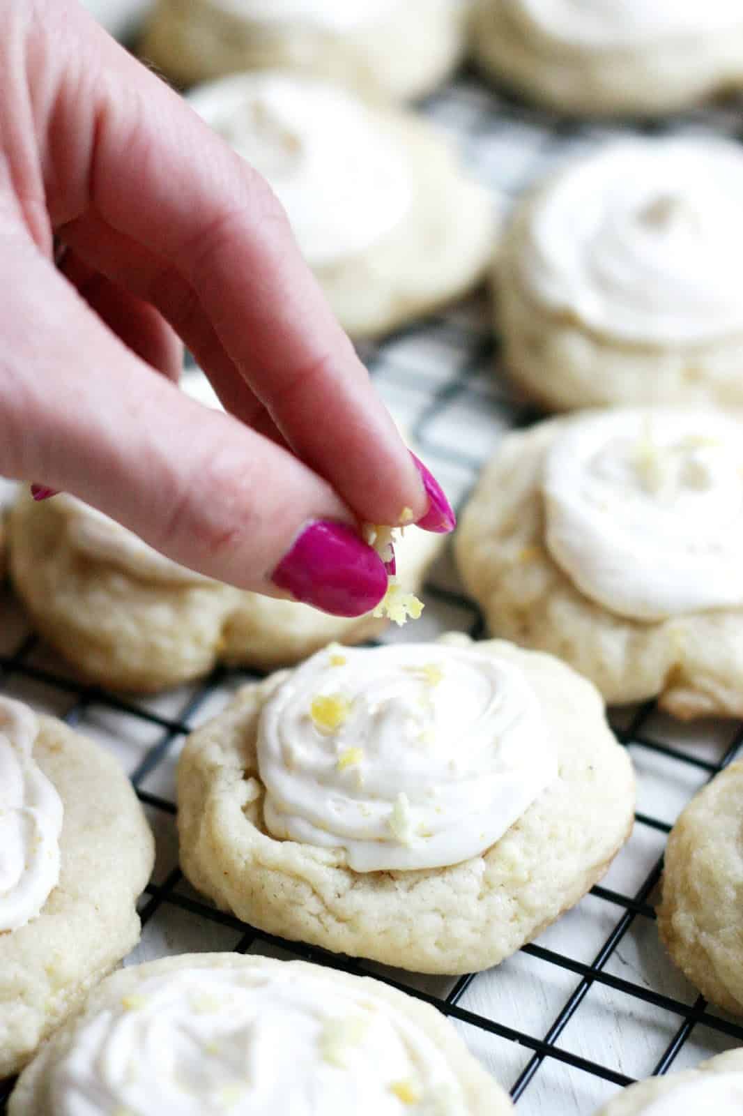 lemon cookies with frosting