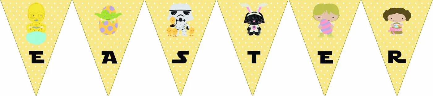 Star Wars Easter banner