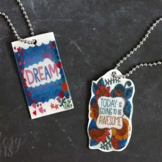 DIY Shrinky Dink Keychain