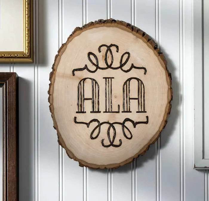 Are you ready to try wood burning? I give you my top tips in this article, and show you how I made a monogram plaque. I absolutely love the results!
