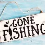 DIY Gone Fishing Sign