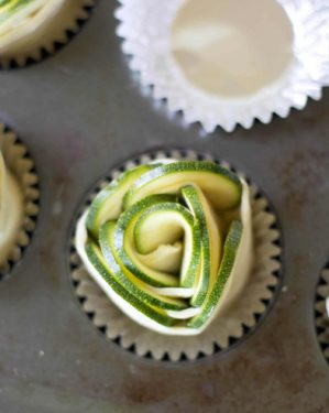 Top of the zucchini roses