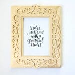 This DIY Gold Frame is 14-Karat Decor!