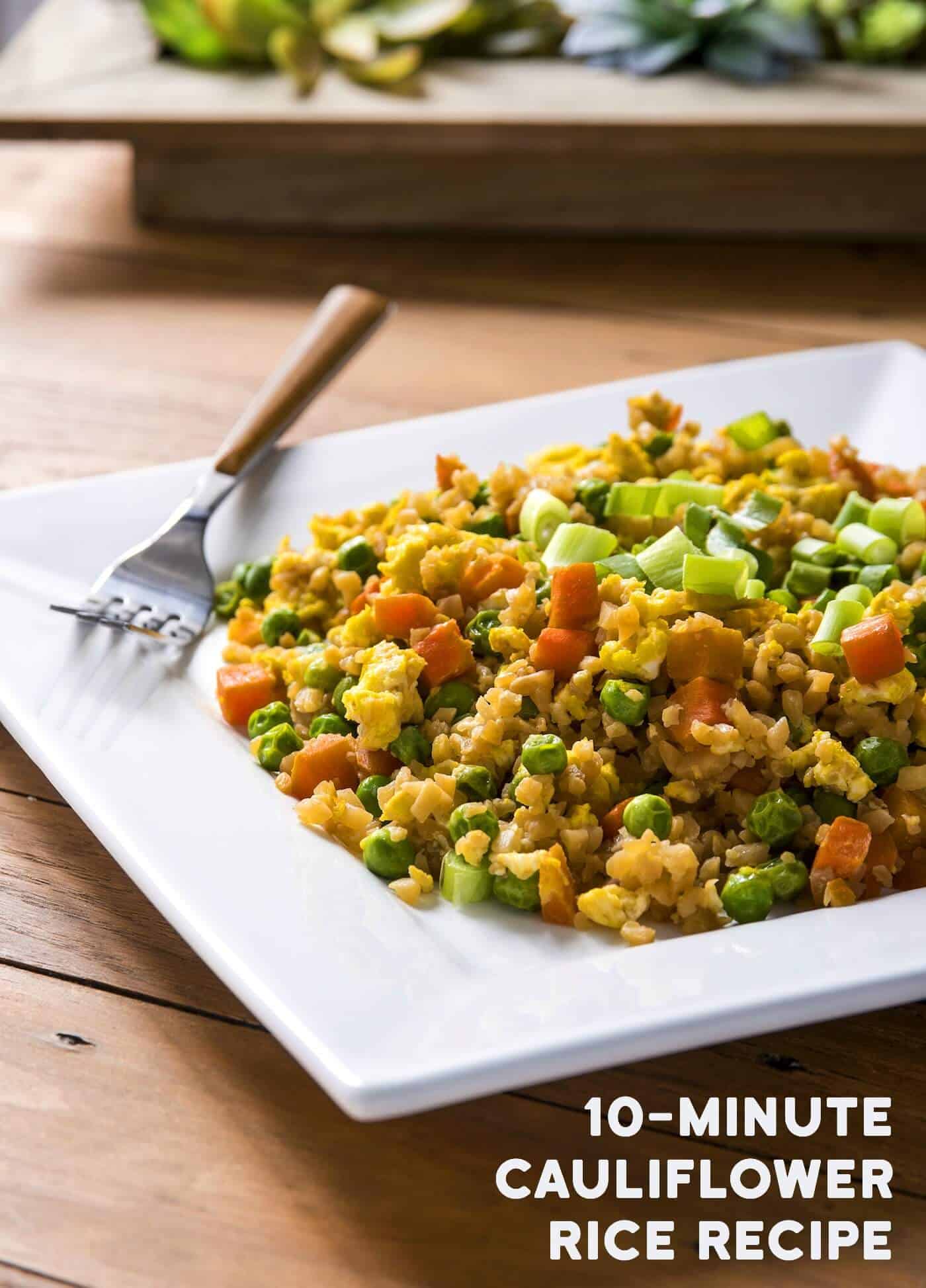 10-Minute Cauliflower Fried Rice Recipe