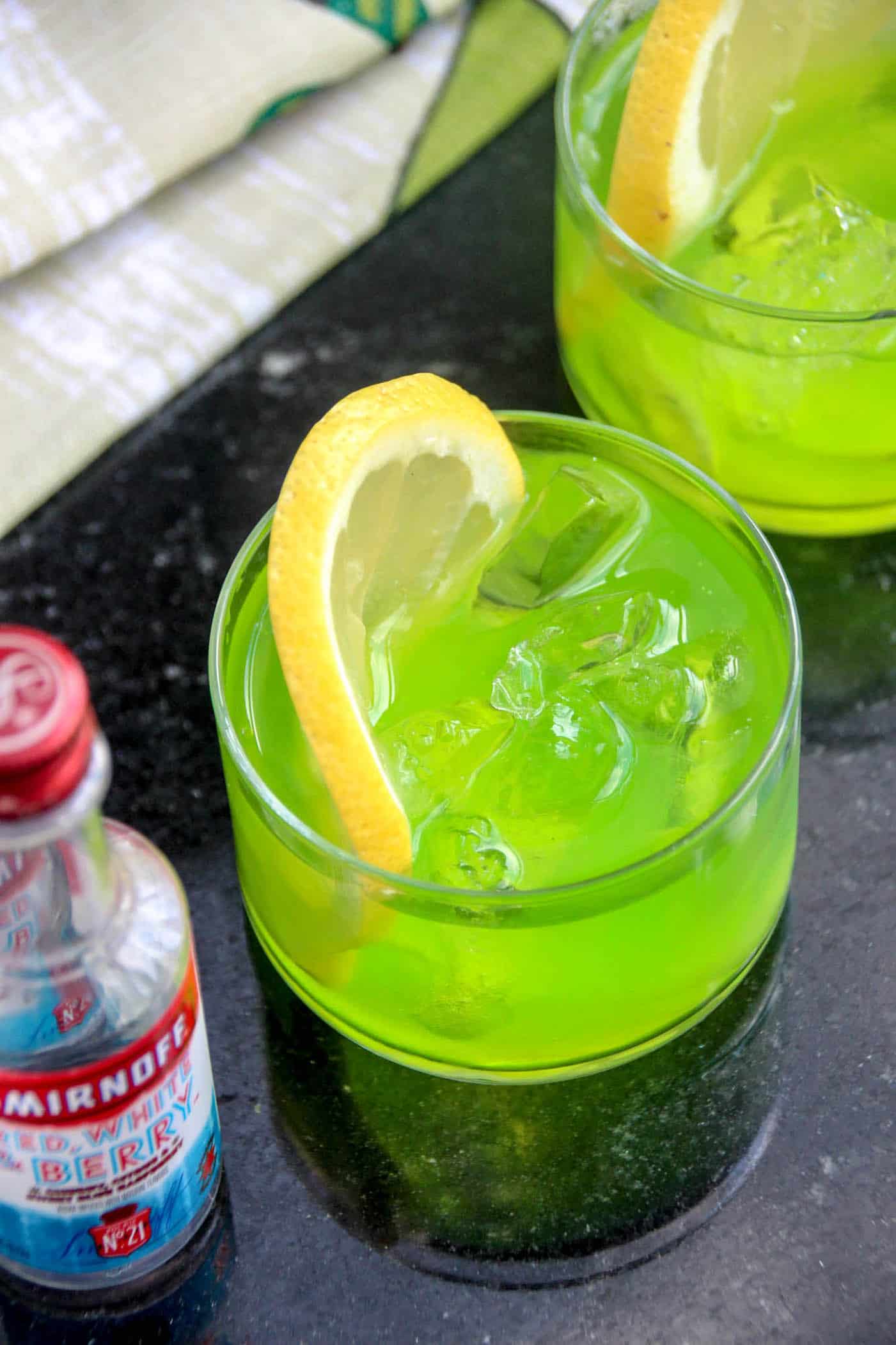 Ghostbusters Cocktail with Vodka (and Ectoplasm!)