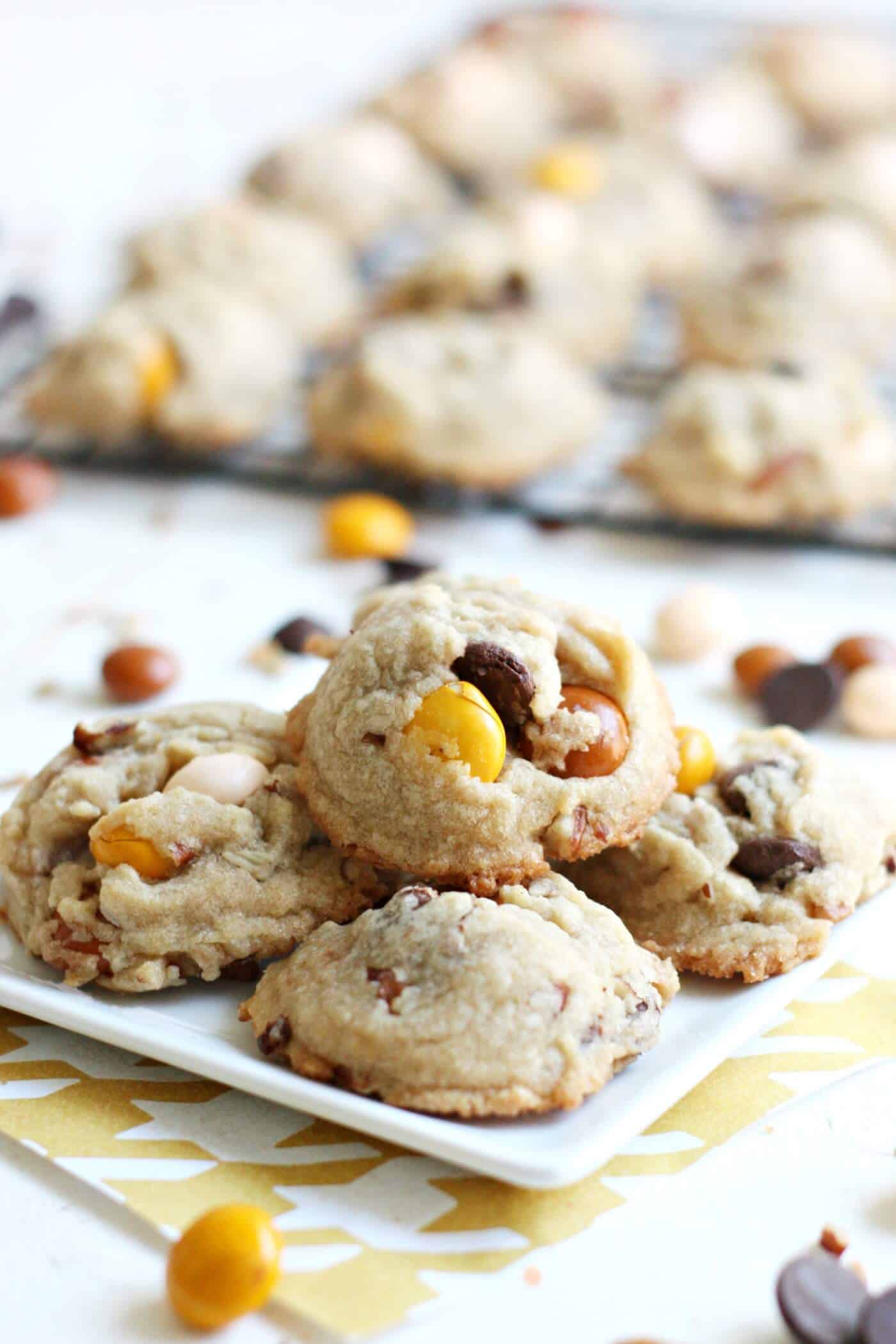 Butterscotch Chocolate Chip Cookies with Pecans