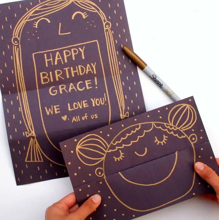 Surprise Message Card