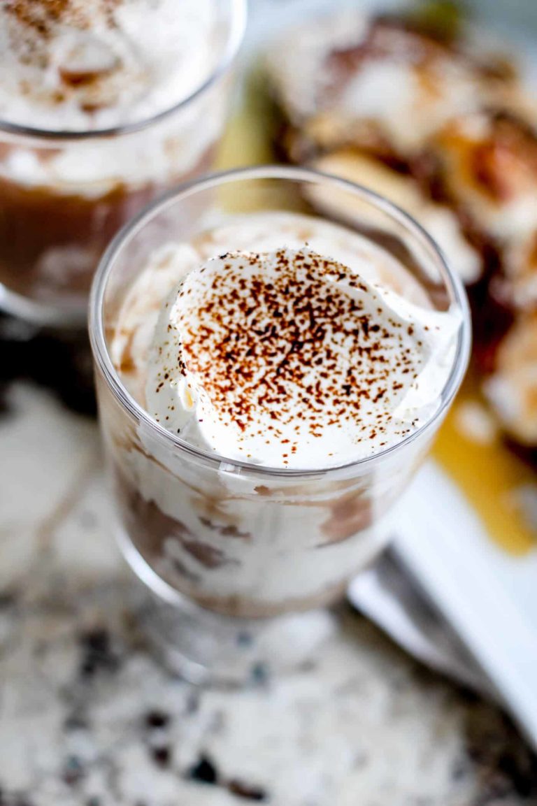bourbon horchata mixed drink