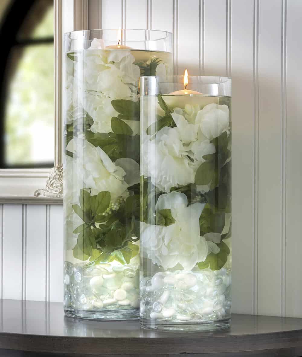 DIY Wedding Centerpieces with Flowers (That Glow!)