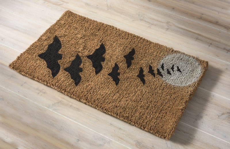 This Adorable Mickey Halloween Doormat is a Great DIY Craft!