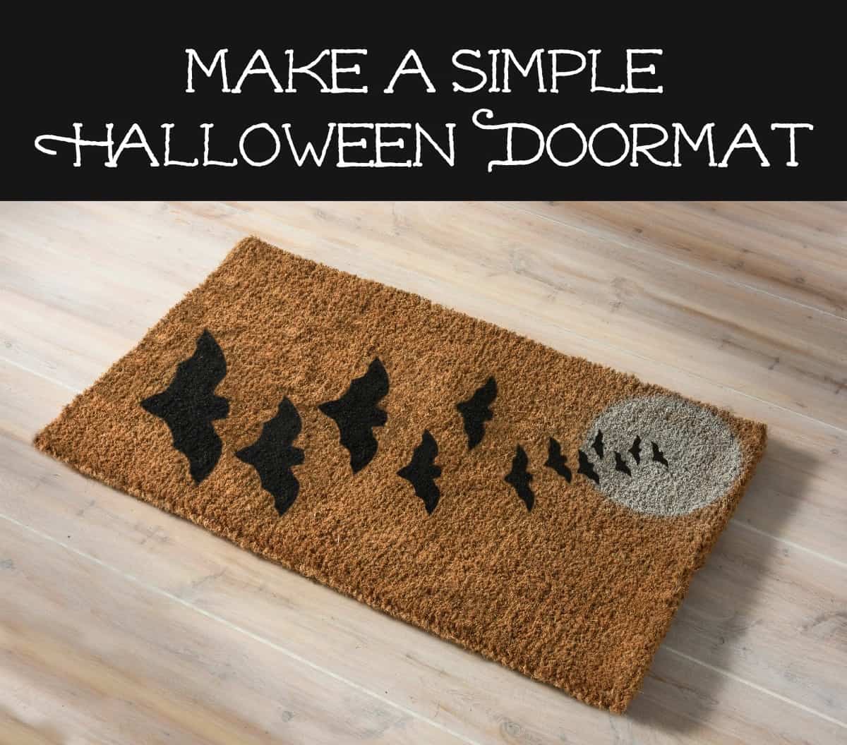 DIY Personalized Door Mat, Easy & Cheap!