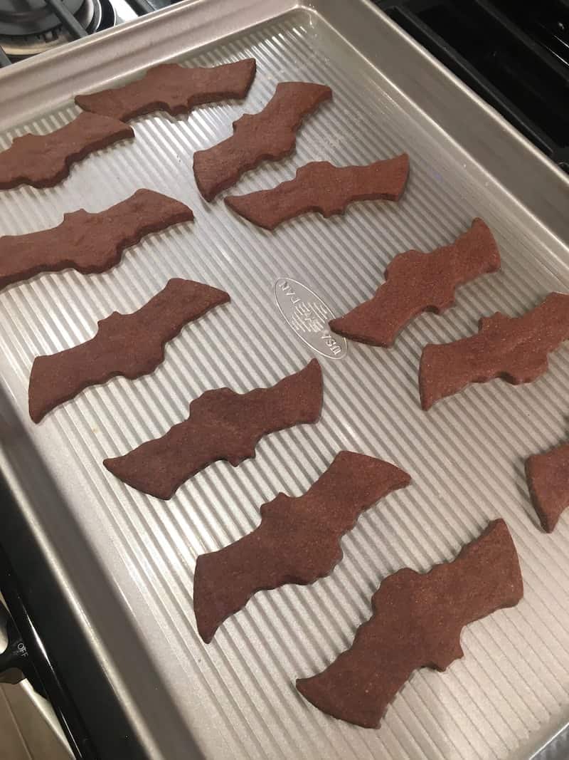 Baked Halloween cookies